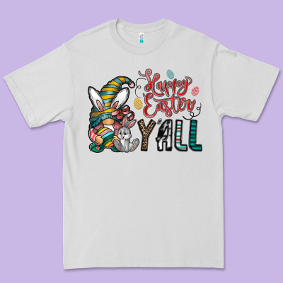 Happy Easter Y All Premium Tee Designed By Cowhidedigitalart