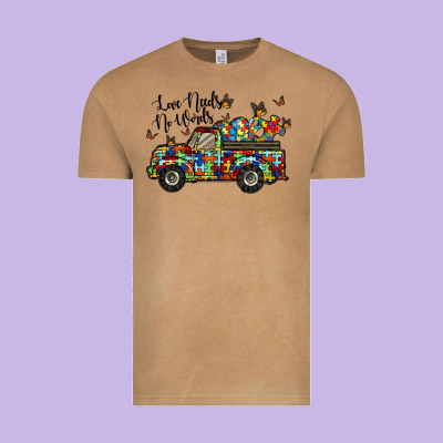 Love Needs No Words Vintage Tee Designed By Racoondesign
