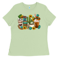 Matcha Coffee cups Ladies Tee - Artiststas