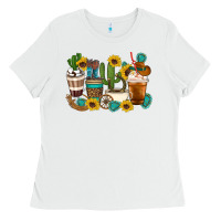 White Coffee cups Ladies Tee - Artiststas