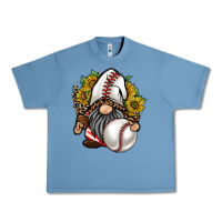 Pebble Blue baseball gnome Urban Heavy Tee - RacoonDesign