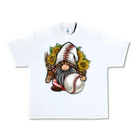 White baseball gnome Urban Heavy Tee - RacoonDesign