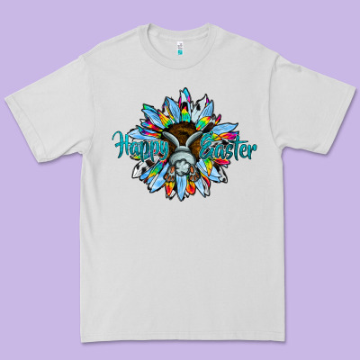 Happy Easter Sunflower Premium Tee Designed By Cowhidedigitalart