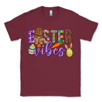 Burgundy Easter Vibes Classic Tee - BundleAndBundleShop