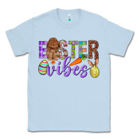 Dusty Blue Easter Vibes Classic Tee - BundleAndBundleShop