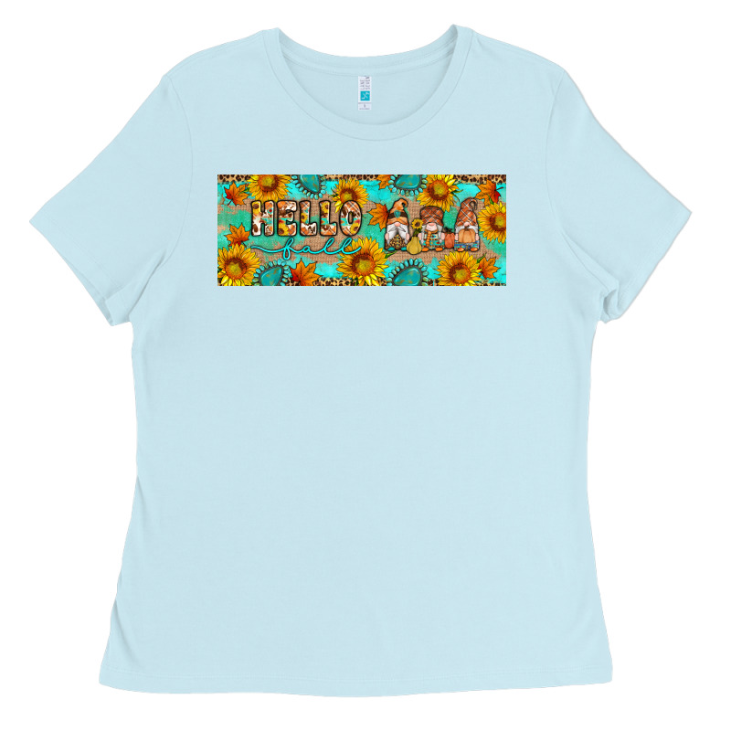 Hello Fall Gnomes Ladies Tee by Artiststas | Teevron