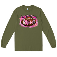 Army Green together we fight football Long Sleeve Tee - BarkalooDesign
