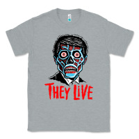 Heather Grey they live Classic Tee - DesigneFamous