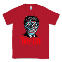 Red they live Classic Tee - DesigneFamous