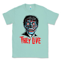 Seafoam they live Classic Tee - DesigneFamous