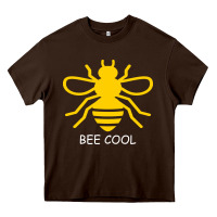 Chocolate Brown Bee Cool Heavy Core Tee - Bettercallsaul
