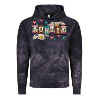 Cloud Black daisy auntie Vintage Hoodie - AdoDesignShop