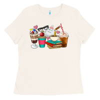 Bone Teacher Coffee Cups Ladies Tee - Artiststas