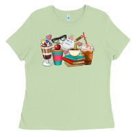 Matcha Teacher Coffee Cups Ladies Tee - Artiststas