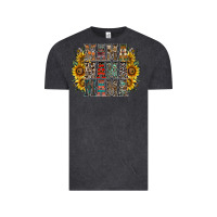 Vintage Black mama sunflower western Vintage Tee - RacoonDesign