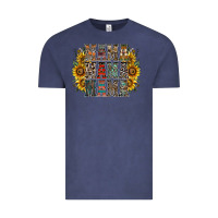 Vintage Denim mama sunflower western Vintage Tee - RacoonDesign