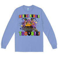 Kids Halloween Hubble Bubble Here Comes Trouble Long Sleeve Tee | Teevron