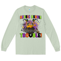 Matcha kids halloween hubble bubble here comes trouble Long Sleeve Tee - BarkalooDesign