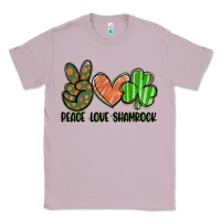 Lilac peace love shamrock Classic Tee - FaDigitalArtStudio