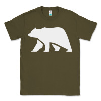 Army Green bear Classic Tee - DesigneFamous