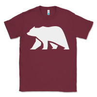 Burgundy bear Classic Tee - DesigneFamous