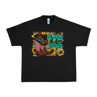 Black blame all on my roots Urban Heavy Tee - RacoonDesign