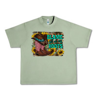 Oil Green blame all on my roots Urban Heavy Tee - RacoonDesign