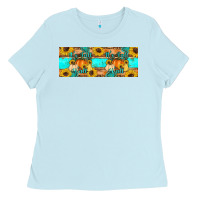 Baby Blue it's fall y'all Ladies Tee - Artiststas