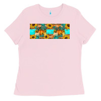 Bubblegum Pink it's fall y'all Ladies Tee - Artiststas
