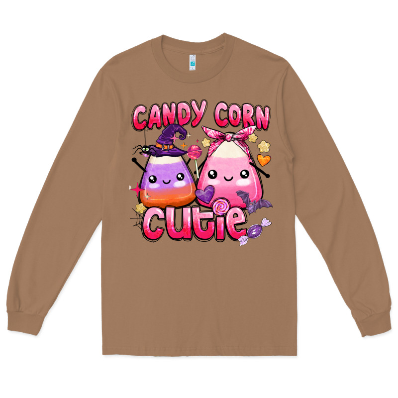 Candy Corn Cutie Long Sleeve Tee by BarkalooDesign | Teevron