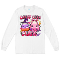 White candy corn cutie Long Sleeve Tee - BarkalooDesign