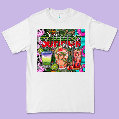 Summer Time Premium Tee Designed By Cowhidedigitalart