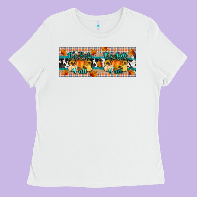 It's Fall Y'all Ladies Tee Designed By Artiststas