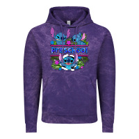 Cloud Purple preview flower stitch blue preschool Vintage Hoodie - AdoDesignShop