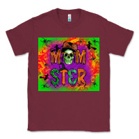 Burgundy Momster Tumbler Classic Tee - BundleAndBundleShop