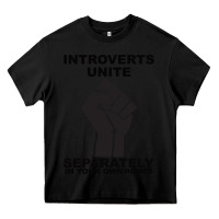 Black introverts unite seperately in your own homes Heavy Core Tee - Bettercallsaul