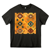 Asphalt native american aztec seamless pattern 4 Heavy Core Tee - BundleAndBundleShop