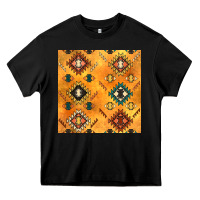 Black native american aztec seamless pattern 4 Heavy Core Tee - BundleAndBundleShop