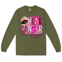 Army Green heal cancer for nothing is impossible with god Long Sleeve Tee - BarkalooDesign