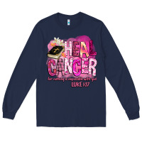 Navy heal cancer for nothing is impossible with god Long Sleeve Tee - BarkalooDesign
