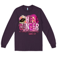 Plum heal cancer for nothing is impossible with god Long Sleeve Tee - BarkalooDesign