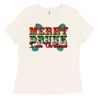 Bone Merry Drink I Am Christmas Ladies Tee - Artiststas