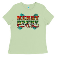 Matcha Merry Drink I Am Christmas Ladies Tee - Artiststas