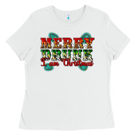 Merry Drink I Am Christmas Ladies Tee | Teevron