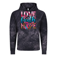 Cloud Black love faith hope with cancer ribbon  ado Vintage Hoodie - AdoDesignShop