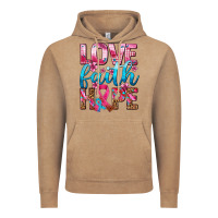 Vintage Coffee love faith hope with cancer ribbon  ado Vintage Hoodie - AdoDesignShop