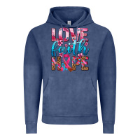 Vintage Denim love faith hope with cancer ribbon  ado Vintage Hoodie - AdoDesignShop
