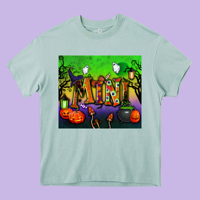 Halloween Mini Tumbler Heavy Core Tee Designed By Bundleandbundleshop