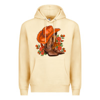 Pina Colada orange  cowgirl  and roses Premium Hoodie - AdoDesignShop