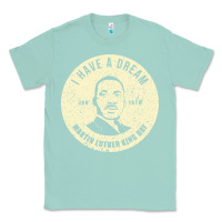 Seafoam martin luther day vintage Classic Tee - DesigneFamous